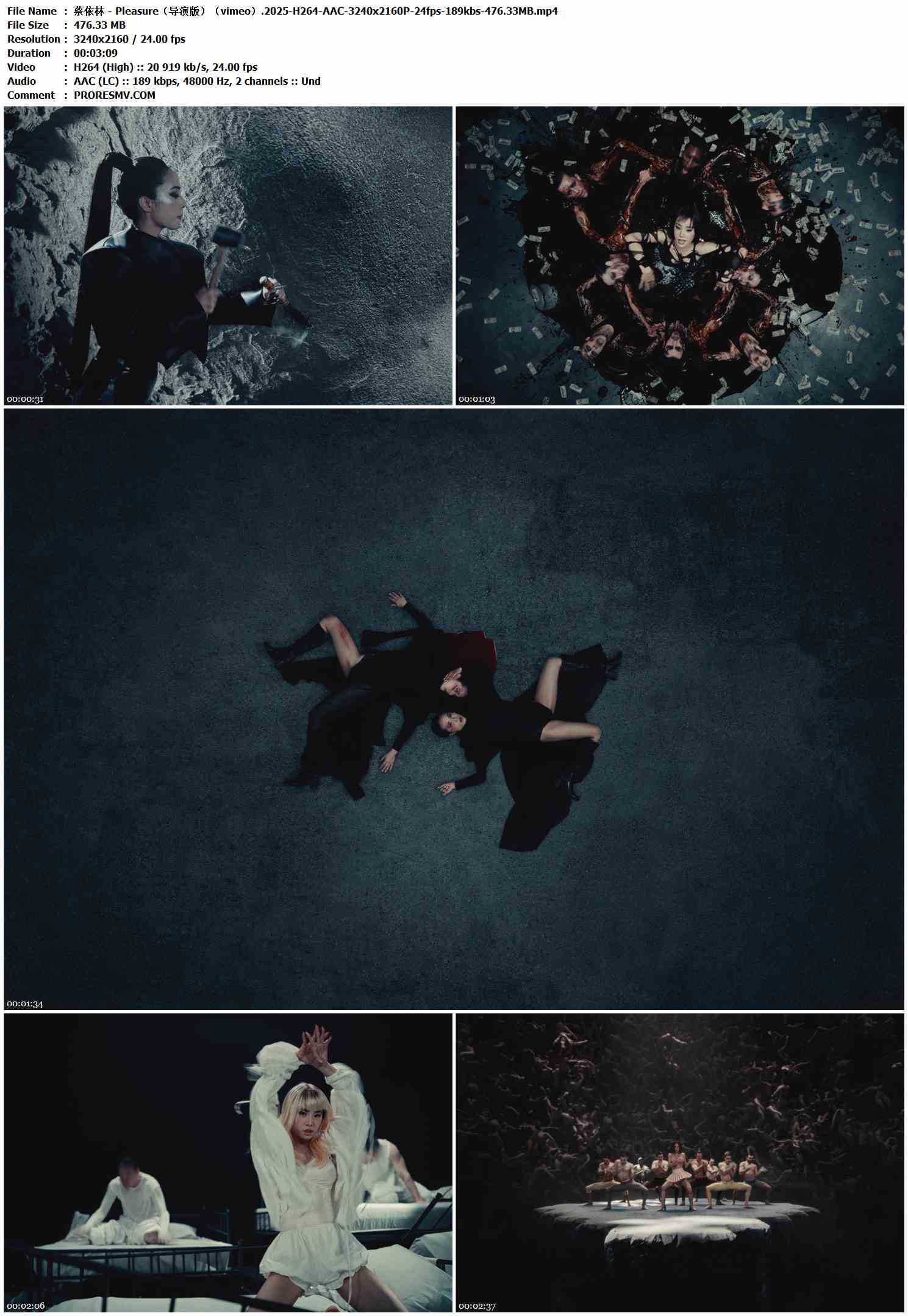 蔡依林 - Pleasure（导演版）（vimeo）.2025-H264-AAC-3240x2160P-24fps-189kbs-476.33MB官方MV_高清MV